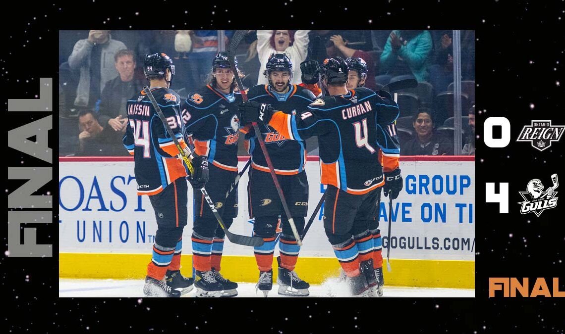 Gulls Make Franchise History With Second Consecutive Shutout Win