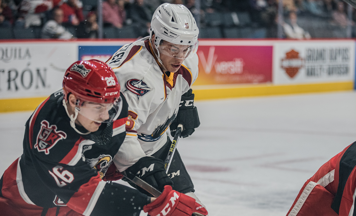 Monsters effort forces 12 rounds in 2-1 shootout loss to Griffins