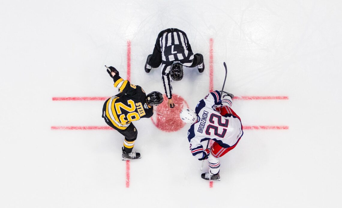 P-BRUINS EARN ONE POINT IN FIRST ROAD GAME, FALL TO HARTFORD WOLF PACK IN SHOOTOUT, 4-3