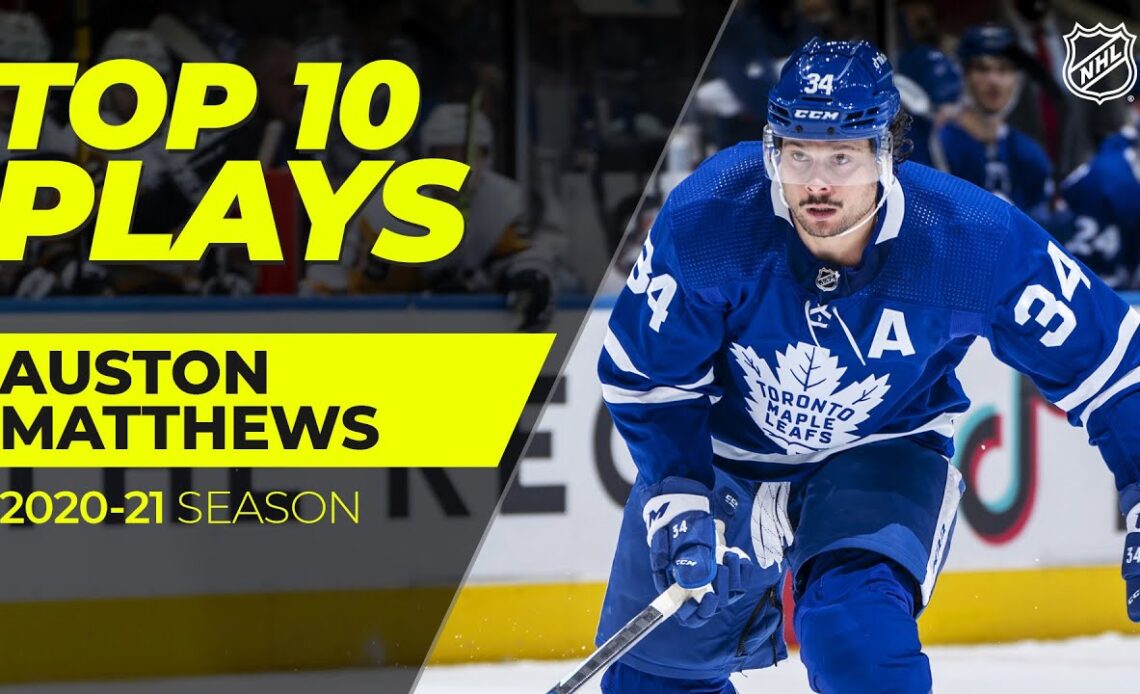 Top 10 Auston Matthews Plays from 2021-22 | NHL