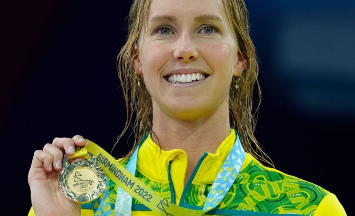 Australian swimmer Emma McKeon wins 50-meter freestyle to earn 11th Commonwealth Games gold medal