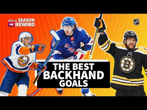 Best Backhand Goals from the 2021-22 NHL Season