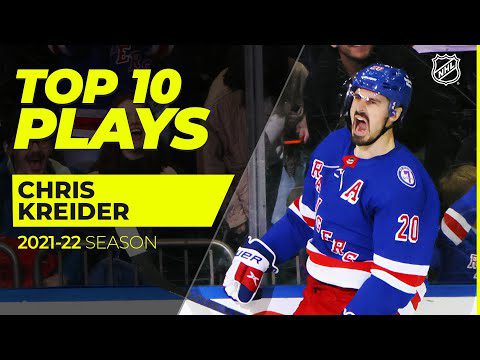 Top 10 Chris Kreider Plays from 2021-22 | NHL