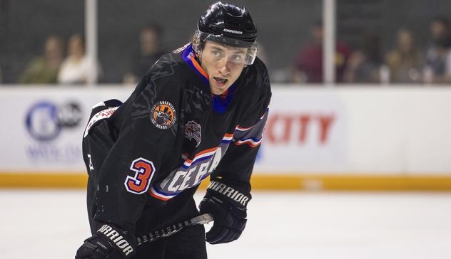 Defenseman Nick Leitner with the Knoxville Ice Bears