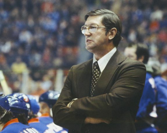 Head Coach Al Arbour of the New York Islanders