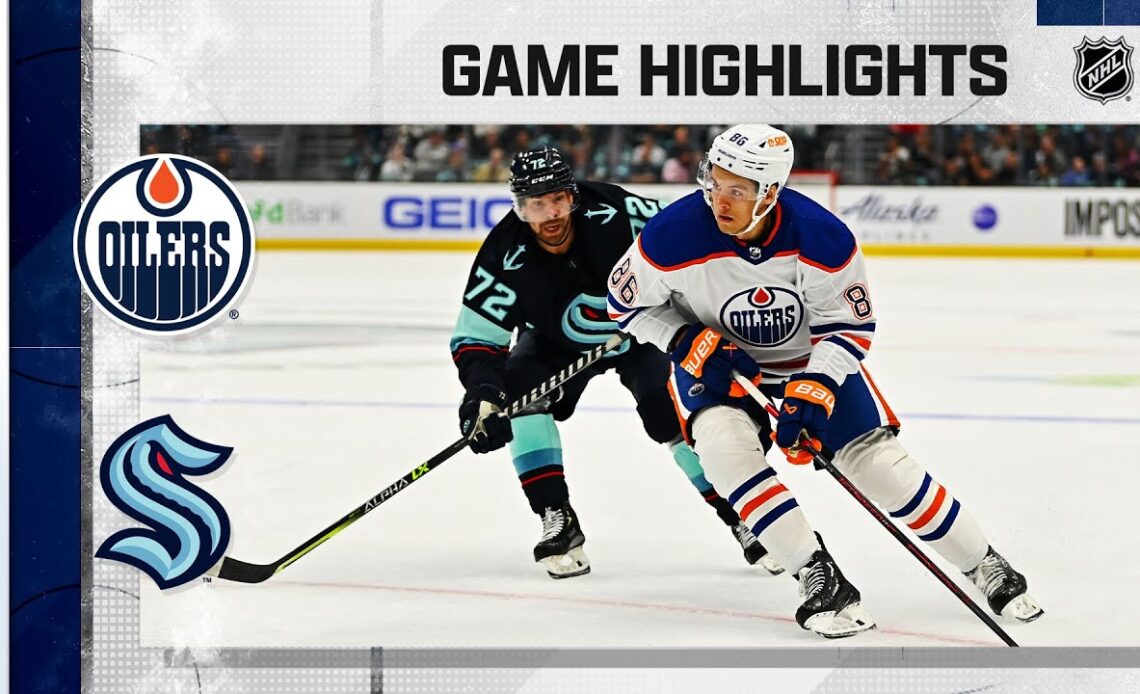 Oilers @ Kraken 9/26 | NHL Highlights