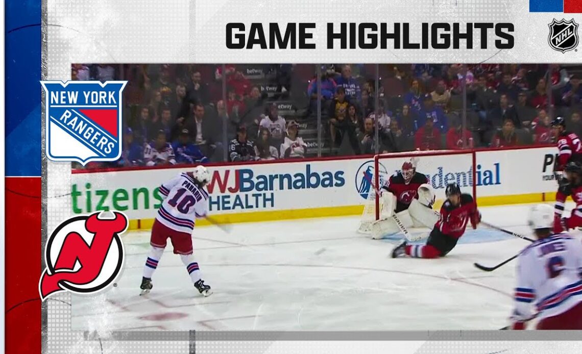 Rangers @ Devils 9/30 | NHL Highlights 2022