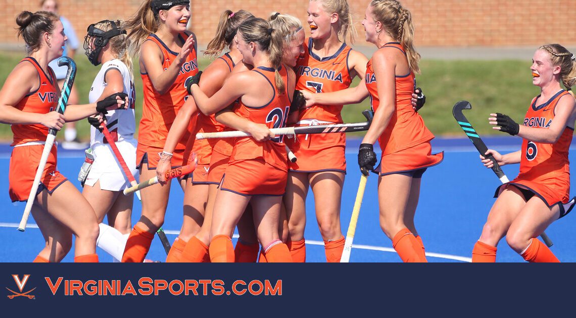 Virginia Field Hockey | No. 9 Virginia Rallies For a 3-2 Win against No. 13 Saint Joseph's