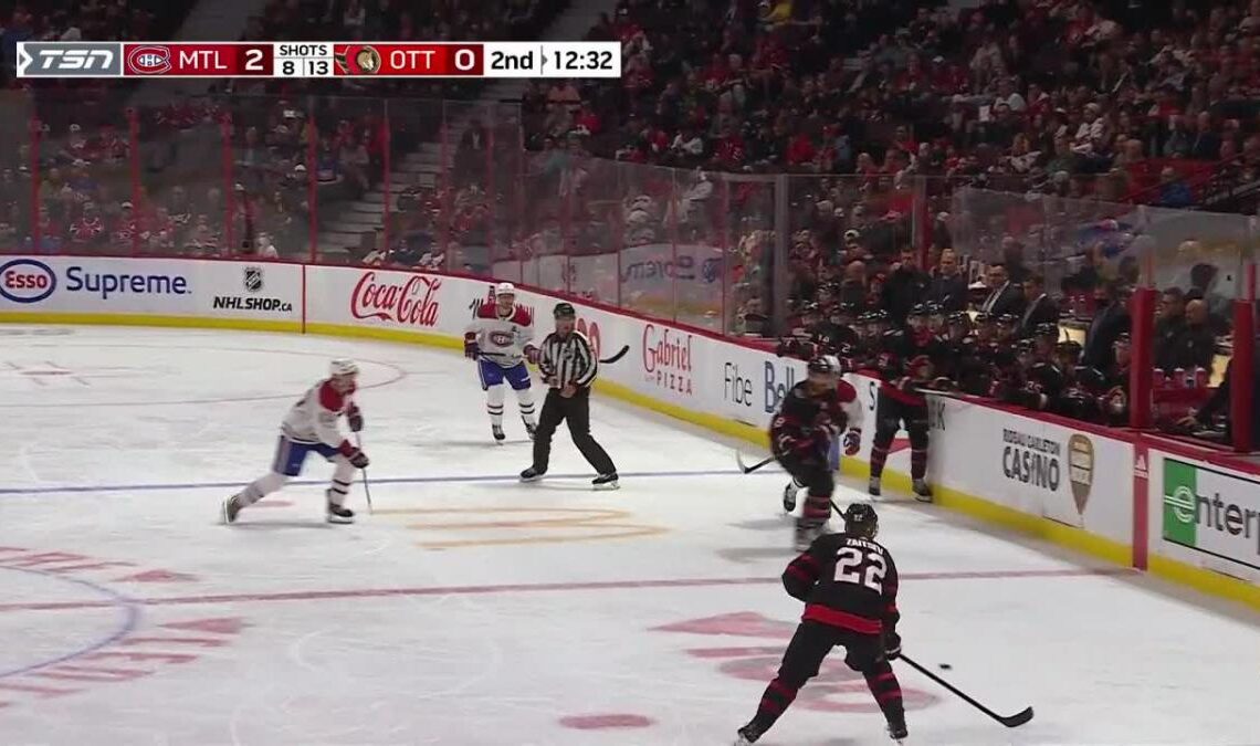 Alex DeBrincat with a Goal vs. Montreal Canadiens