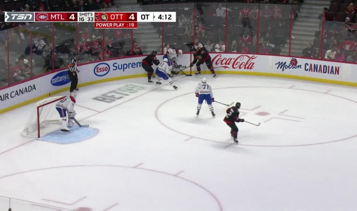 Alex DeBrincat with a Spectacular Goal vs. Montreal Canadiens