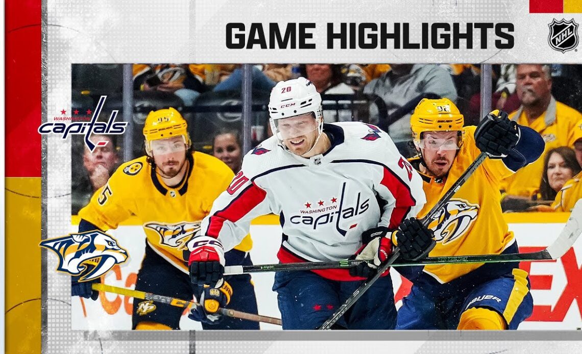 Capitals @ Predators 10/29 | NHL Highlights 2022