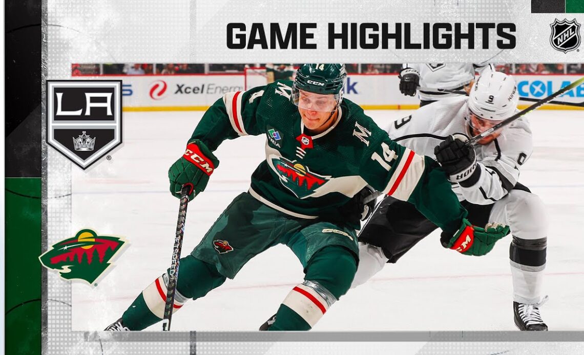 Kings @ Wild 10/15 | NHL Highlights 2022