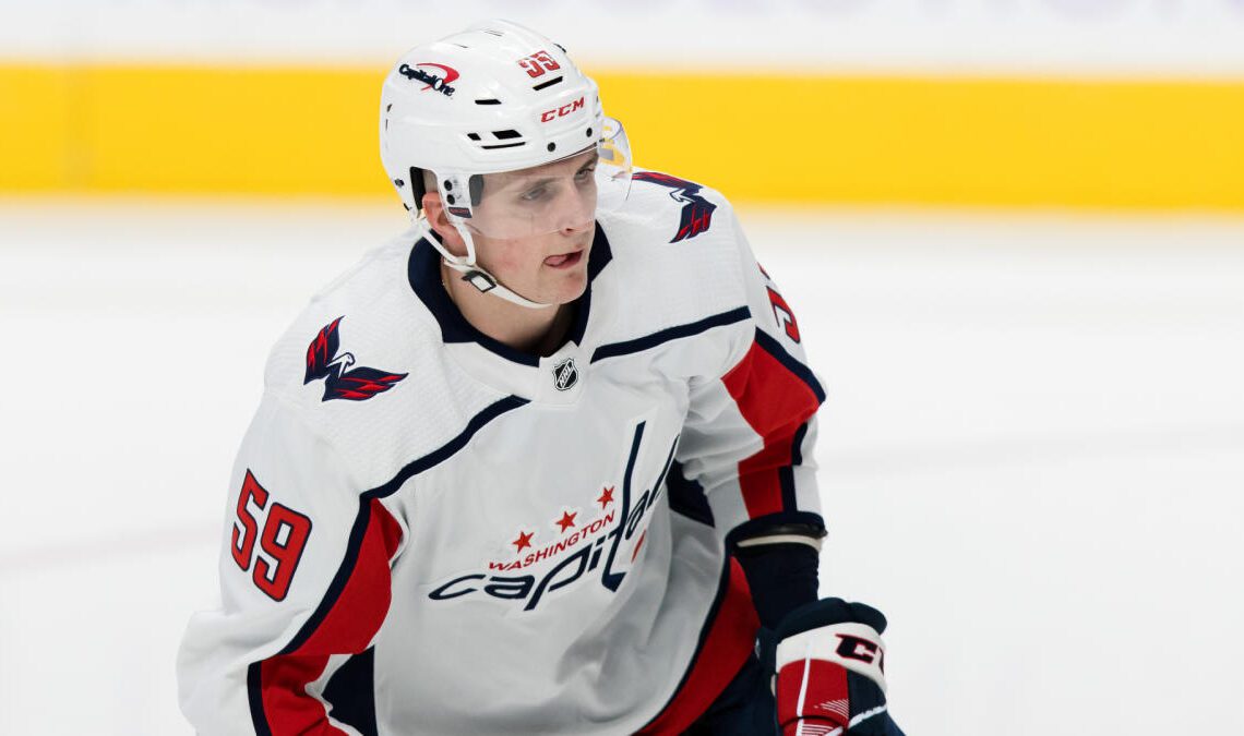 Playing faster, Aliaksei Protas forcing his way up Capitals’ depth chart