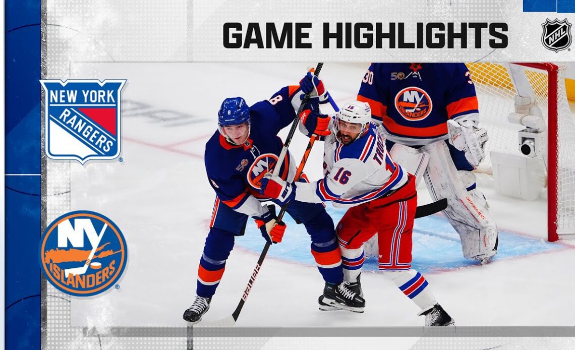 Rangers @ Islanders 10/26 | NHL Highlights 2022