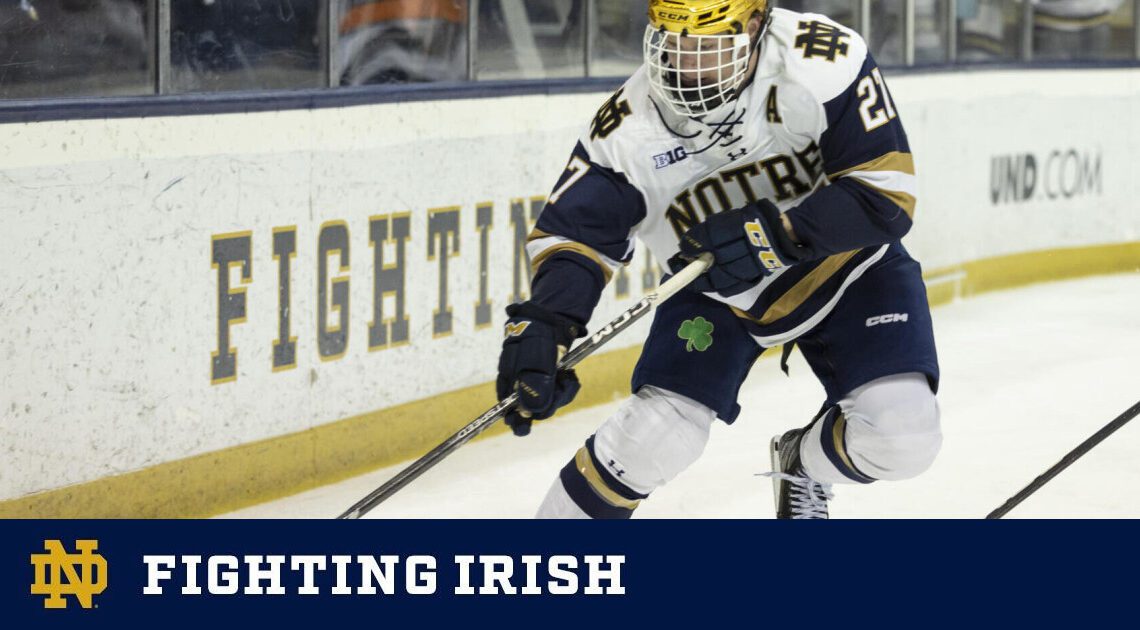 Special Teams Success Lifts Hockey To Victory – Notre Dame Fighting Irish – Official Athletics Website