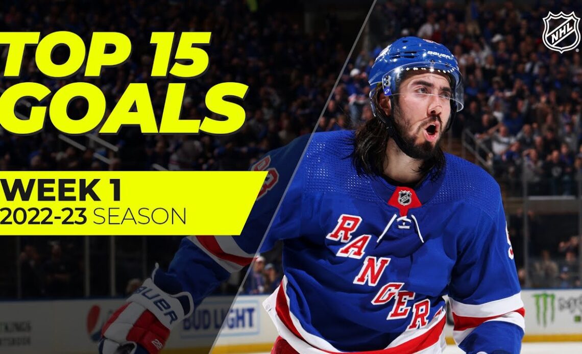 Top 15 Goals from Week 1 of the 2022-23 NHL Season