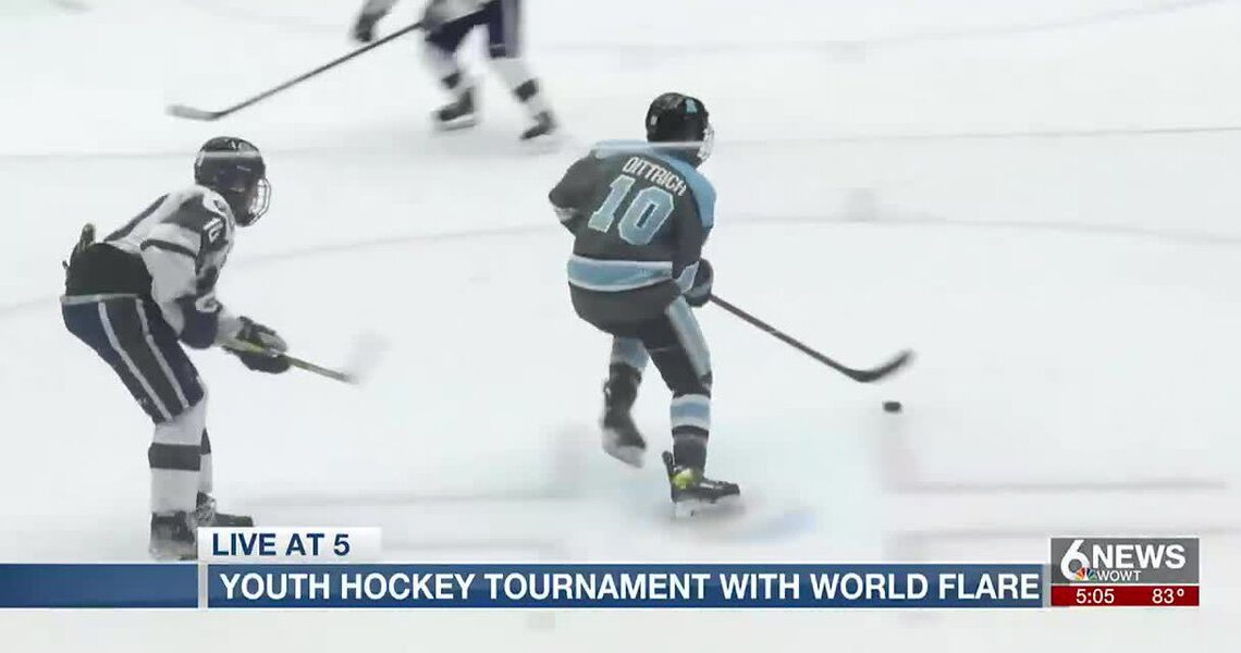 Youth hockey players hit the ice for Omaha tournament