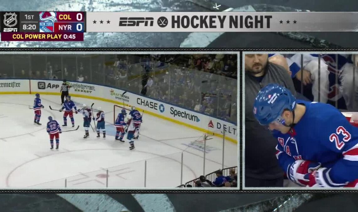 a Goal from New York Rangers vs. Colorado Avalanche
