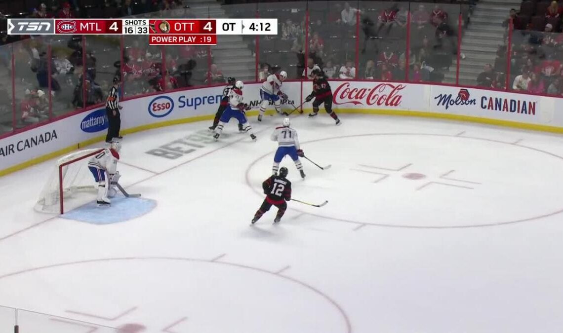 a Spectacular Goal from Ottawa Senators vs. Montreal Canadiens