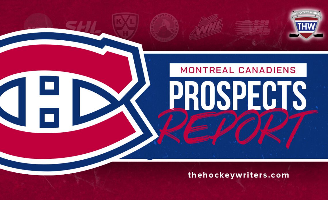 Canadiens Prospect Report: First Quarter Top 5 