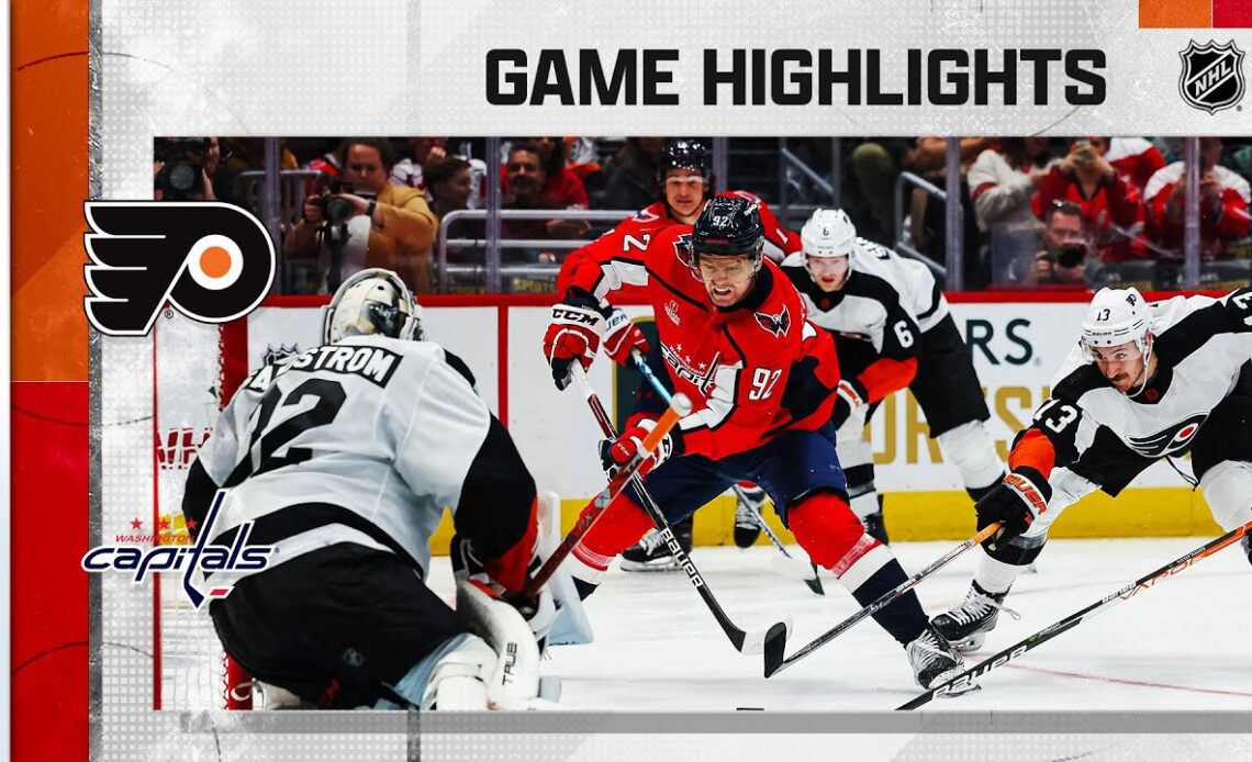 Capitals @ Flyers 11/23 | NHL Highlights 2022