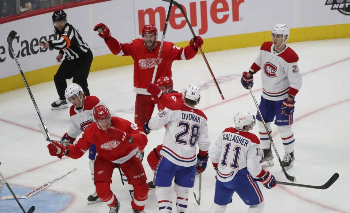 Detroit Red Wings game score vs. Montreal Canadiens: Live scoring updates