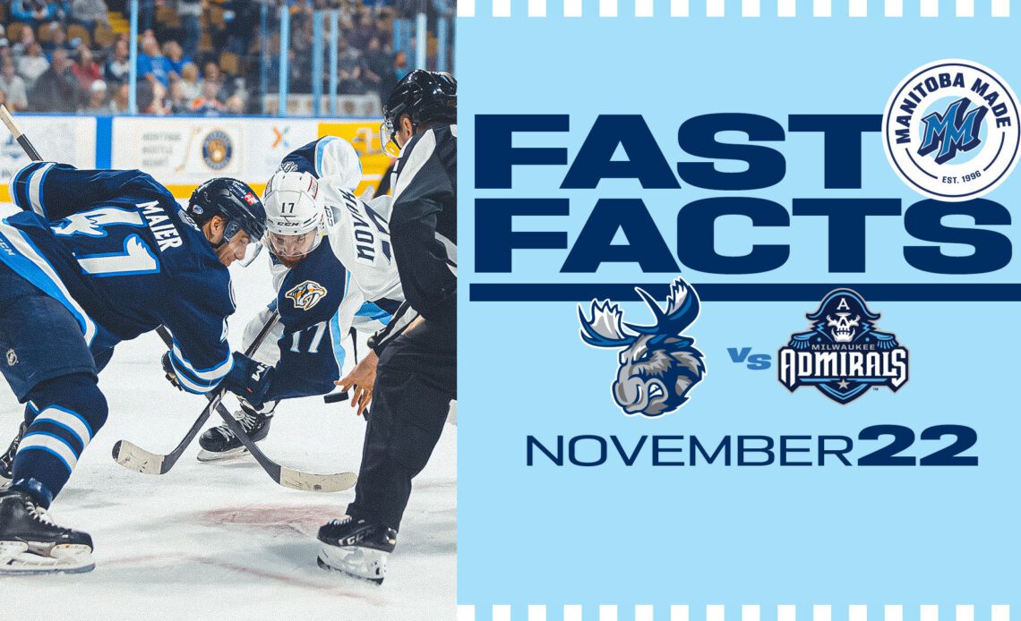 Fast Facts: Moose at Milwaukee - Nov. 22
