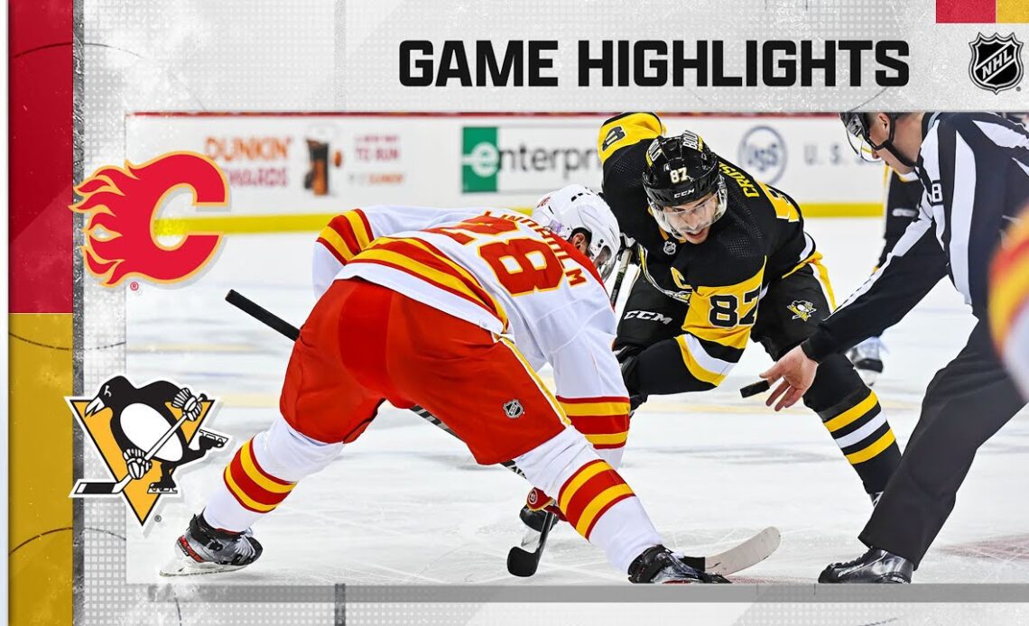 Flames @ Penguins 11/23 | NHL Highlights 2022