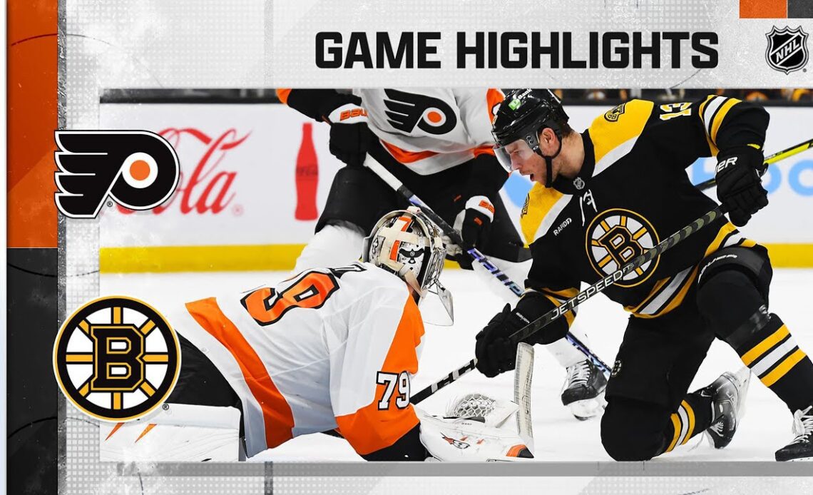 Flyers @ Bruins 11/17 | NHL Highlights 2022