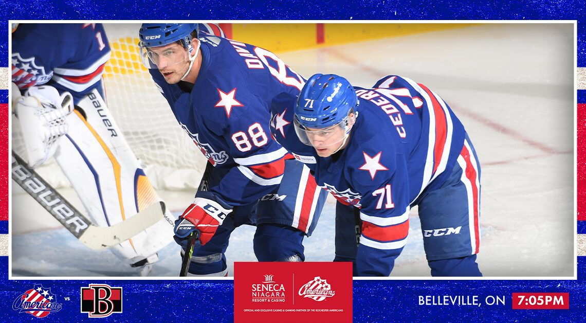 GAME PREVIEW: AMERKS HEAD NORTH OF THE BORDER TO BELLEVILLE TONIGHT