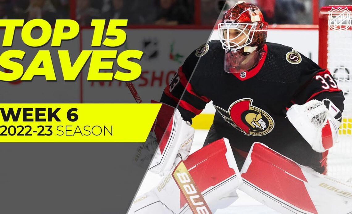 Gibson, Arvidsson and SOTY Candidate from Talbot | Top Saves from Week 6 | 2022-23 NHL Season