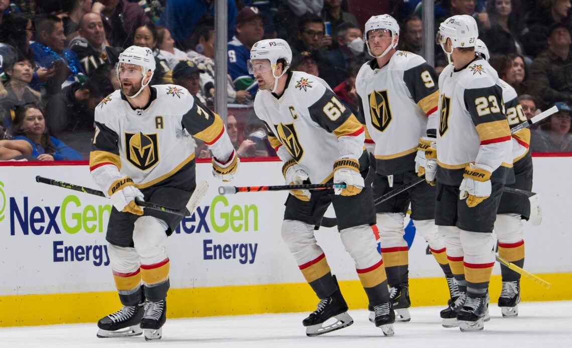 Golden Knights score 3 unanswered goals in final frame to down Canucks