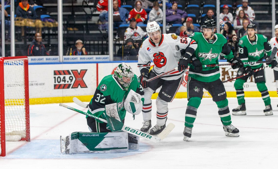 IceHogs Stump Stars in Rockford to Open Road Trip | Texas Stars