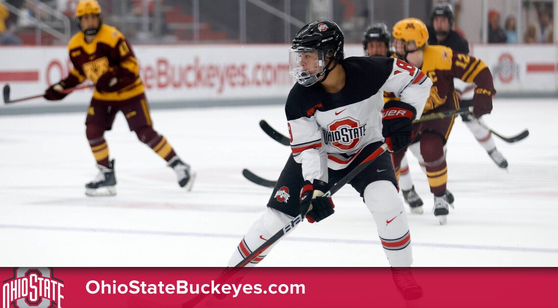 Jaques Collects Fourth WCHA Weekly Award – Ohio State Buckeyes
