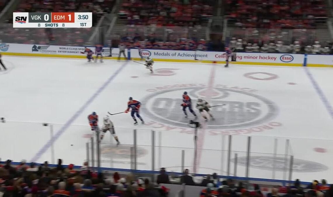 Keegan Kolesar with a Goal vs. Edmonton Oilers