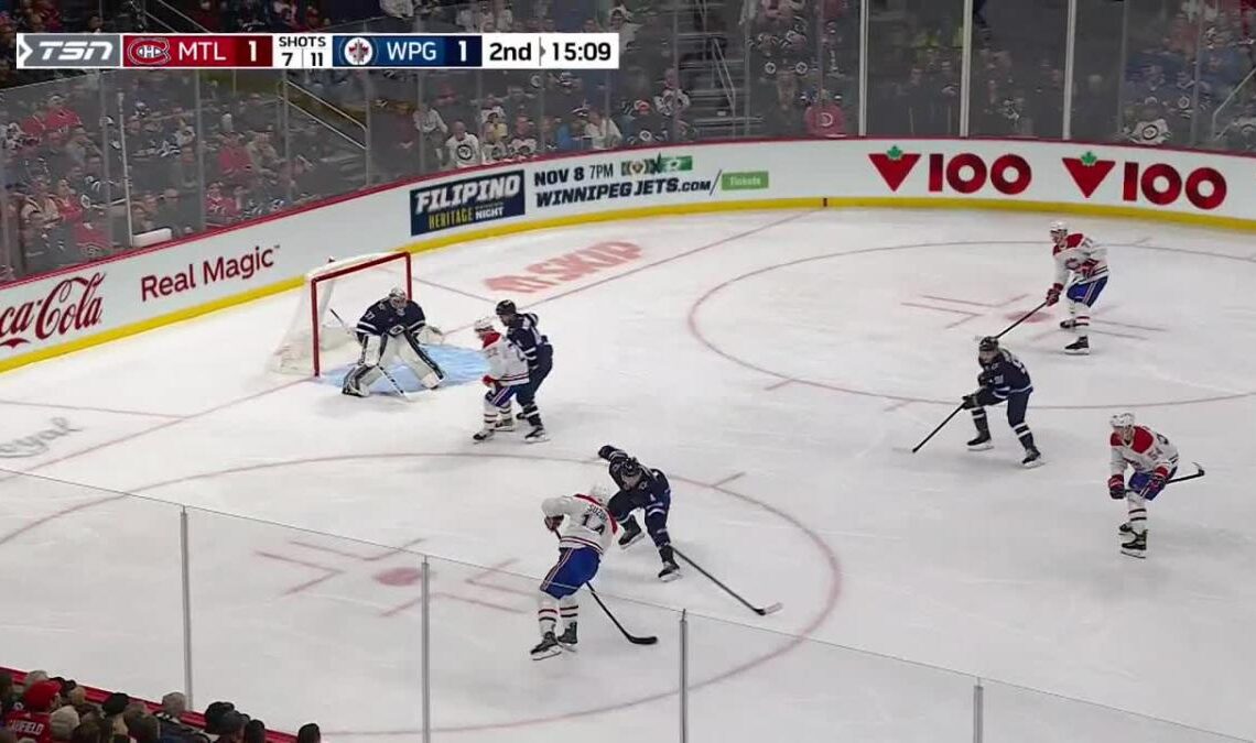 Kirby Dach with a Goal vs. Winnipeg Jets