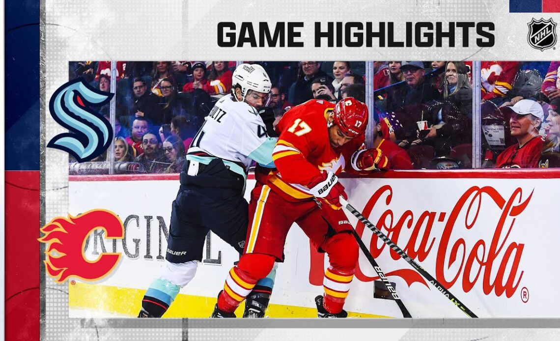 Kraken @ Flames 11/01 | NHL Highlights 2022