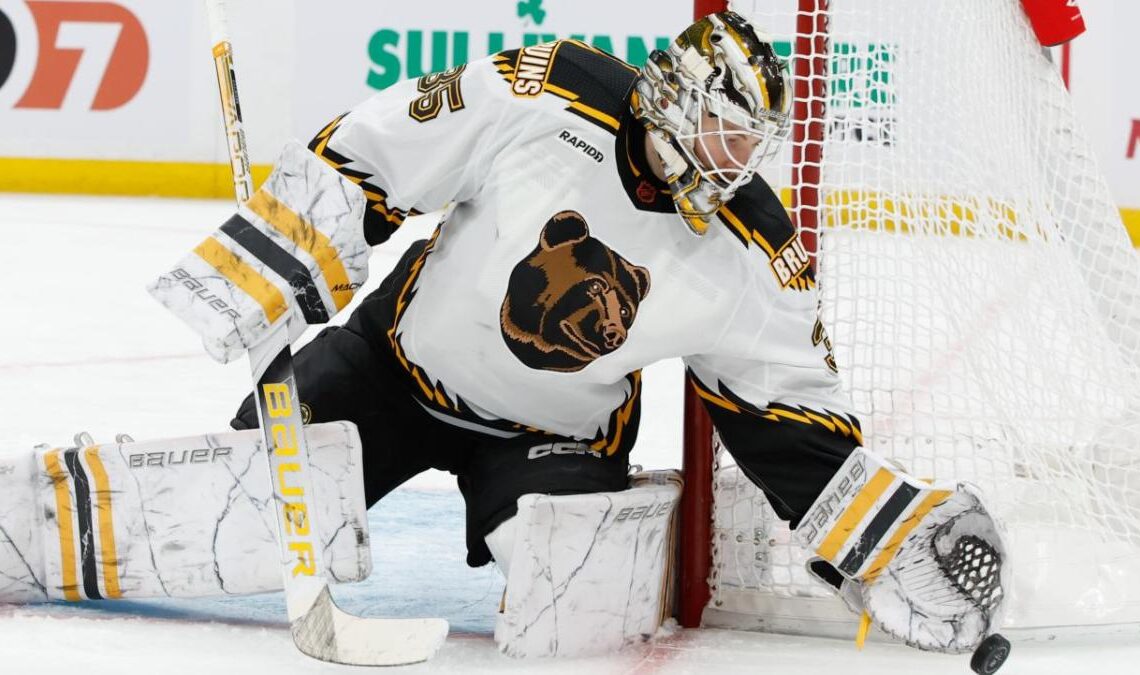 Latest update on Bruins goalie's upper body issue
