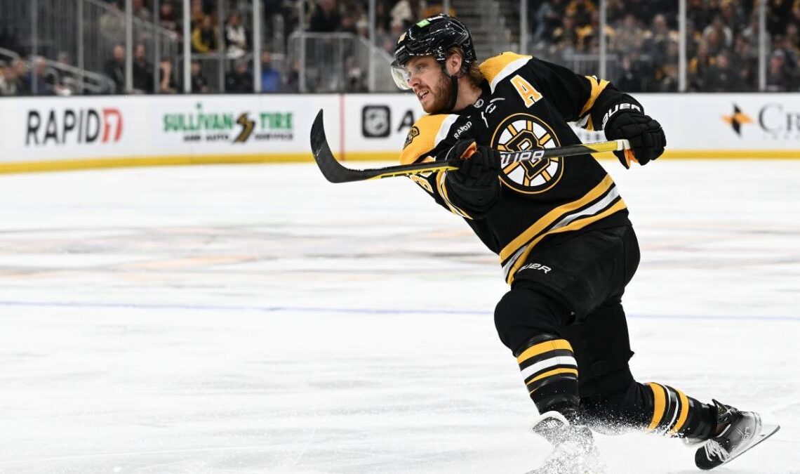 NHL names Bruins forward David Pastrnak No. 2 star for October