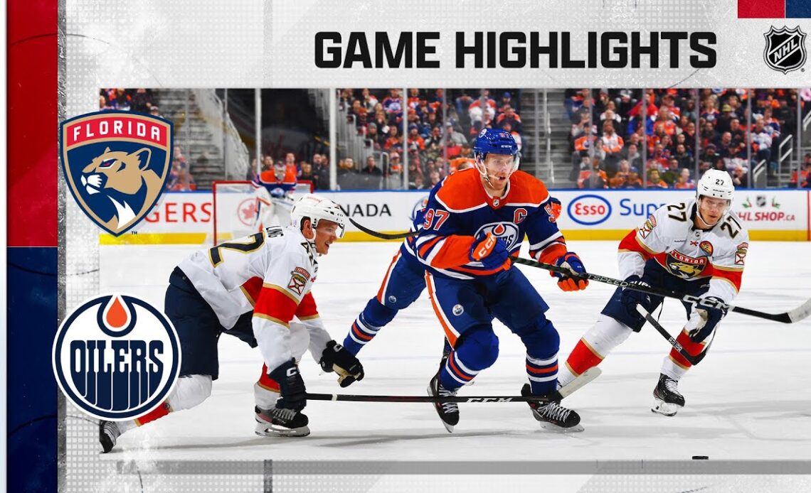 Panthers @ Oilers 11/28 | NHL Highlights 2022