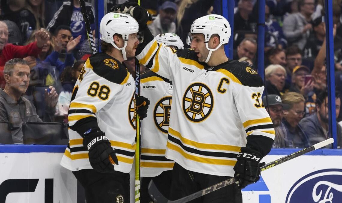 Patrice Bergeron is 'best captain in sports', says Bruins coach Jim Montgomery