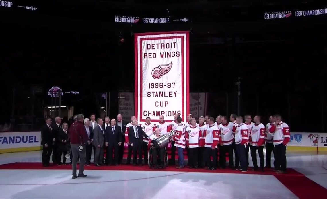Red Wings honor 25th anniversary of '97 Cup Champs