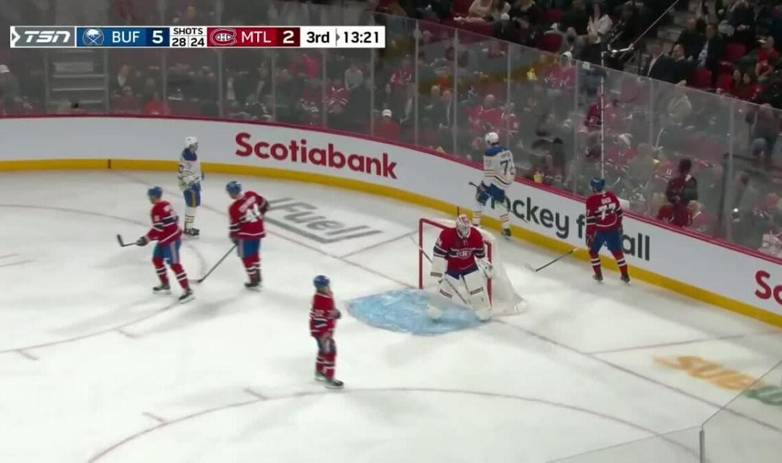 Tage Thompson with a Goal vs. Montreal Canadiens