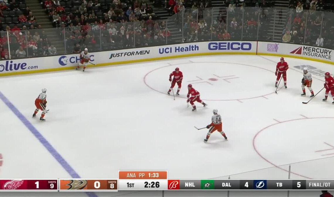 a Goal from Anaheim Ducks vs. Detroit Red Wings