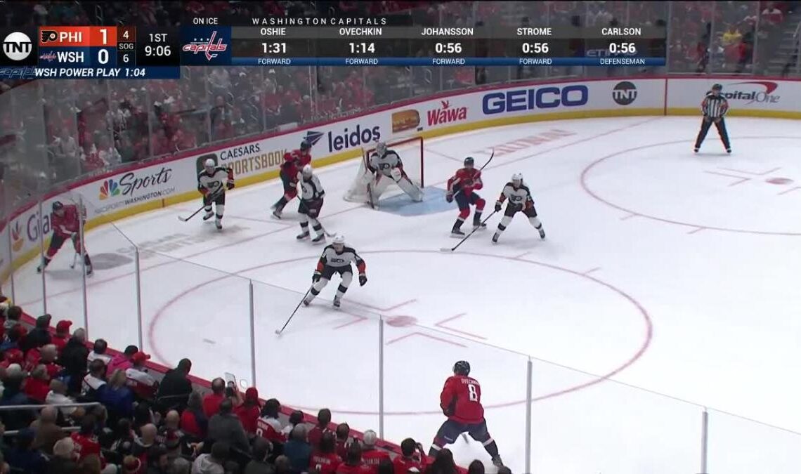 a Goal from Washington Capitals vs. Philadelphia Flyers