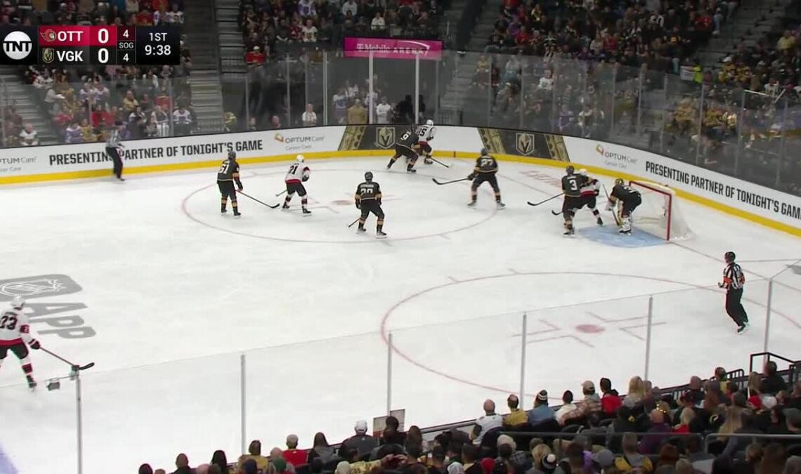 a Goalie Save from Vegas Golden Knights vs. Ottawa Senators