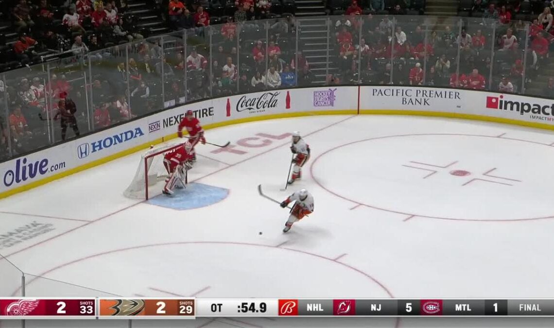 a Spectacular Goal from Anaheim Ducks vs. Detroit Red Wings