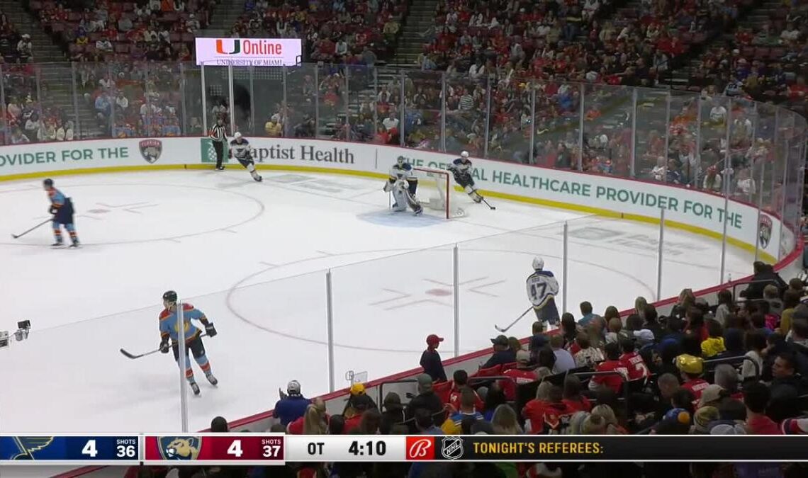 a Spectacular Goal from Florida Panthers vs. St. Louis Blues