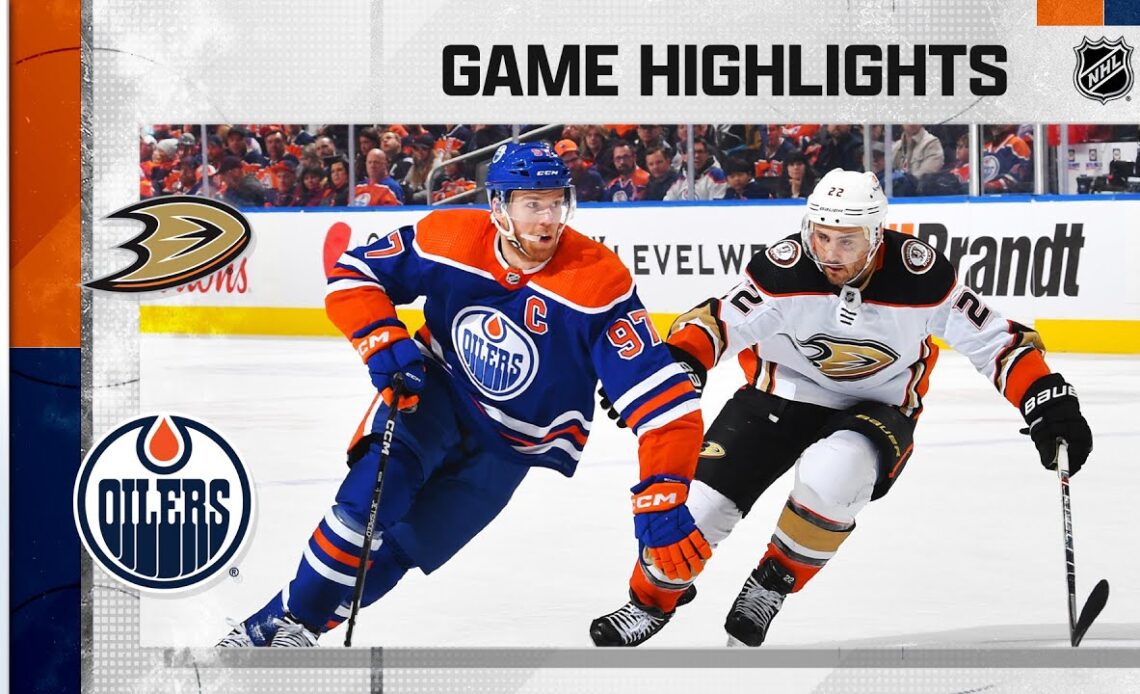 Ducks @ Oilers 12/17 | NHL Highlights 2022