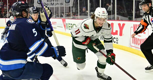 MOOSE HOLD OFF WILD IN 4-3 DEFEAT